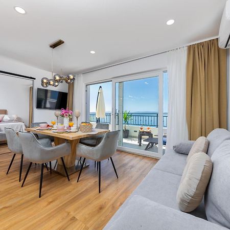 Seaview Apartments Nives Brela Bagian luar foto